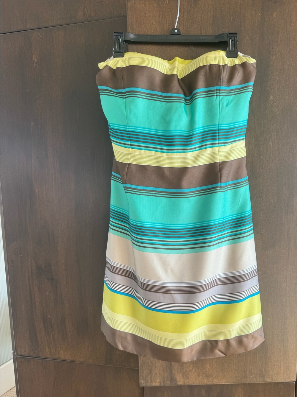 Banana Republic strapless silk dress